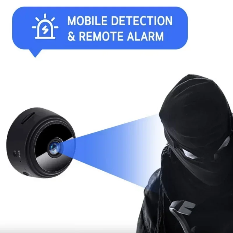 Mini 1080P Wireless Night Vision Security Camera with 150° Wide-Angle Lens