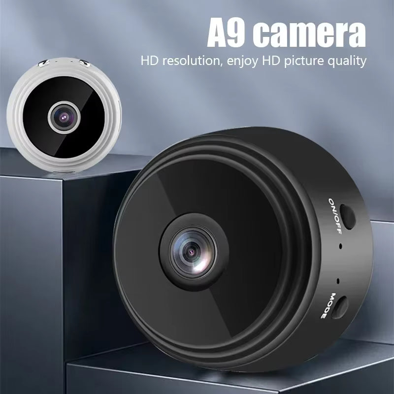 Mini 1080P Wireless Night Vision Security Camera with 150° Wide-Angle Lens